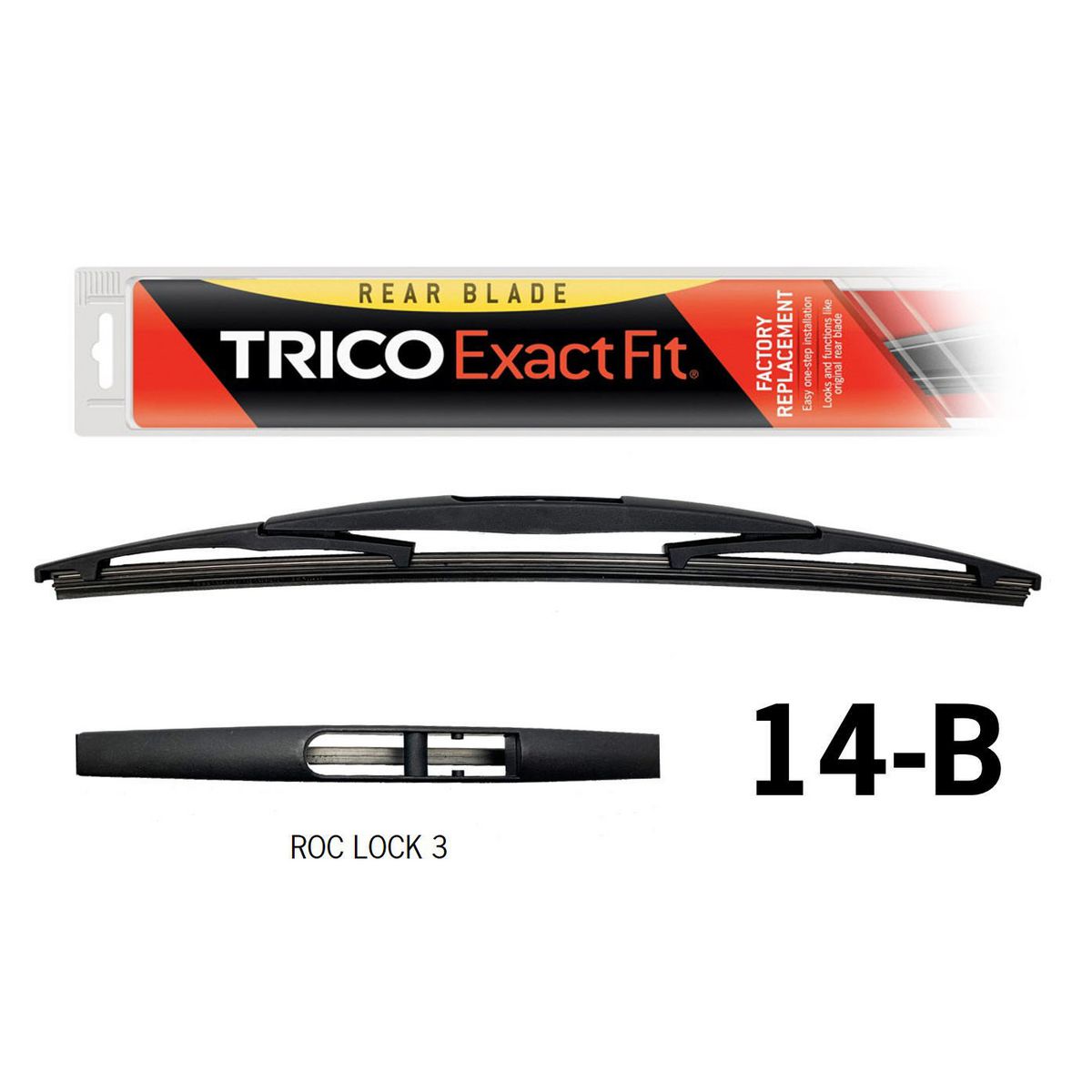 Trico Exact Fit Rear Wiper Blade 350mm 14-B