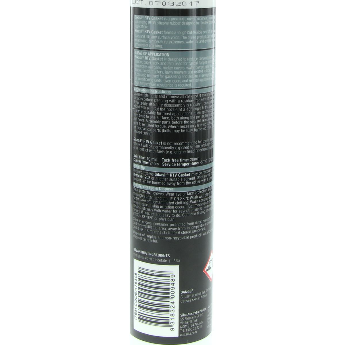 Sikaflex Rtv Gasket Clear 300G 478308