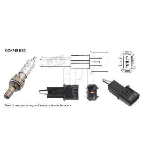 NTK Oxygen Lambda Sensor OZA745-EE3
