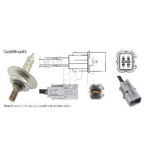 NTK Oxygen Lambda Sensor OZA668-EE63