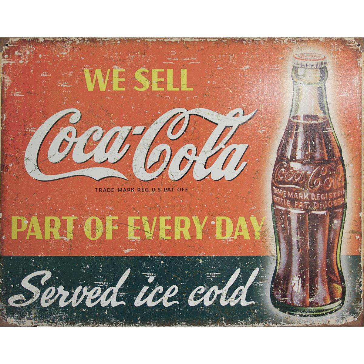 Naparts  Metal Sign We Sell Coca Cola 1820