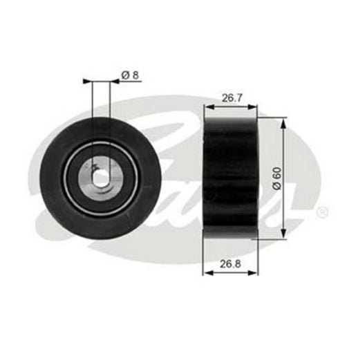 Gates Engine Idler Pulley 38280