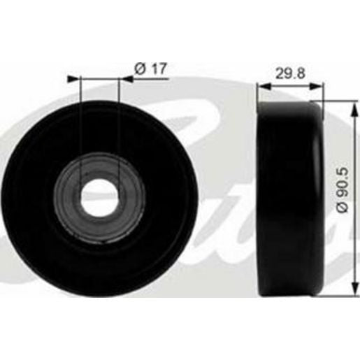 Gates Engine Idler Pulley 38001