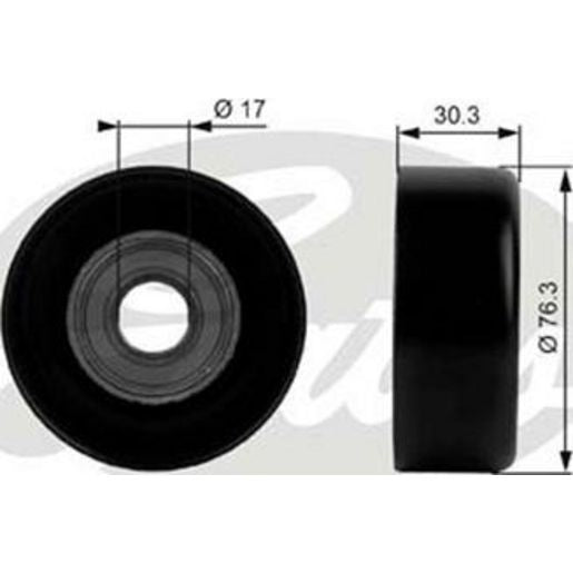 Gates Engine Idler Pulley 38006