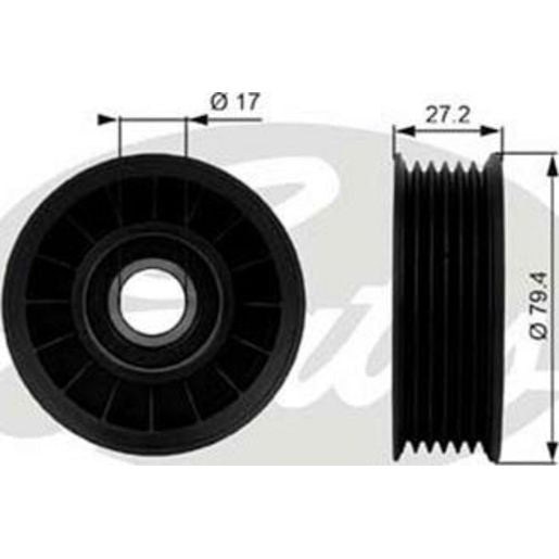 Gates Engine Idler Pulley 38009