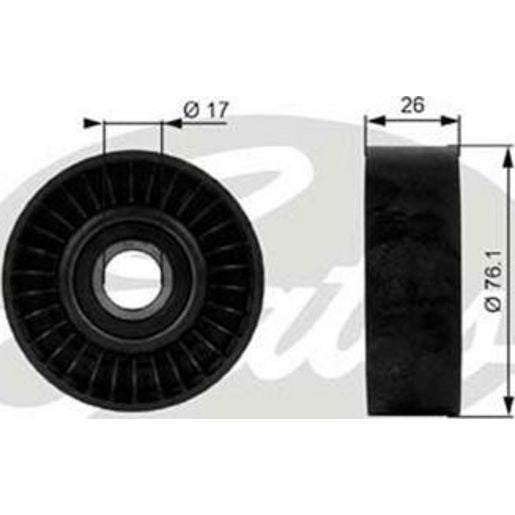 Gates Engine Idler Pulley 38015