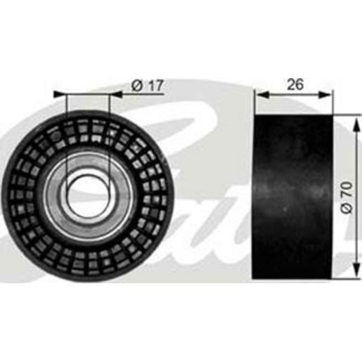 Gates Engine Idler Pulley 38018