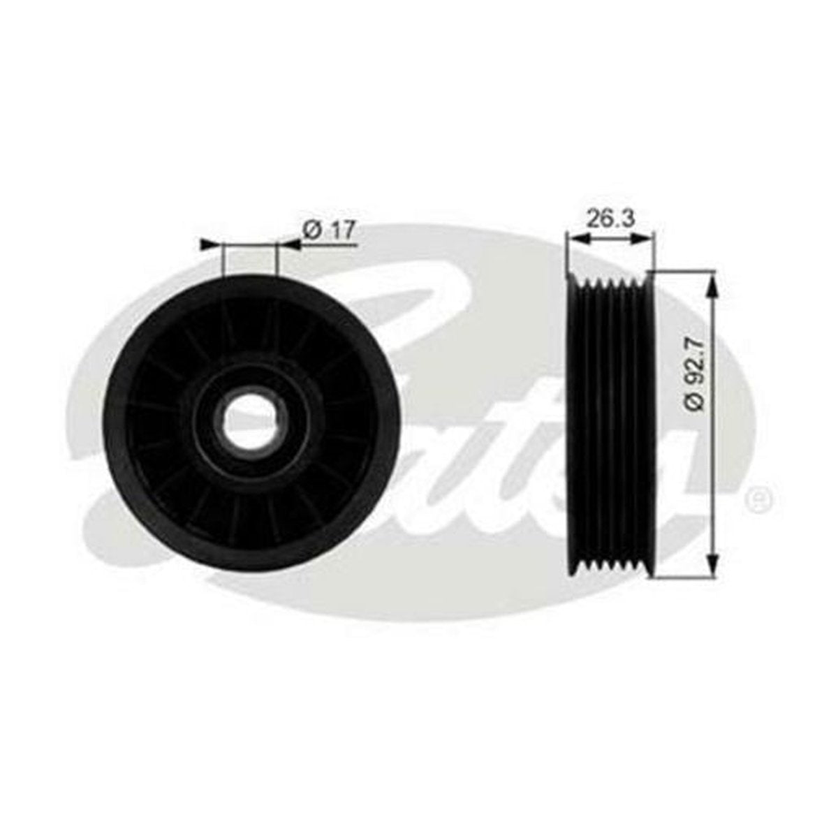 Gates Engine Idler Pulley 38019