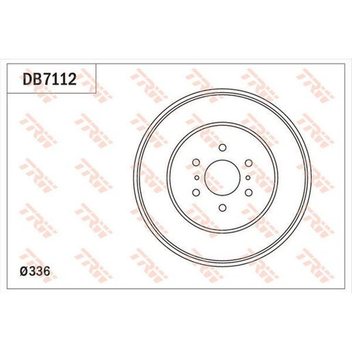 TRW Drum Brake Single 295mm DB7112