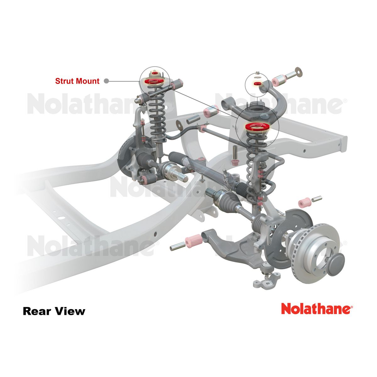 Nolathane Strut Mount Bush Kit 44032