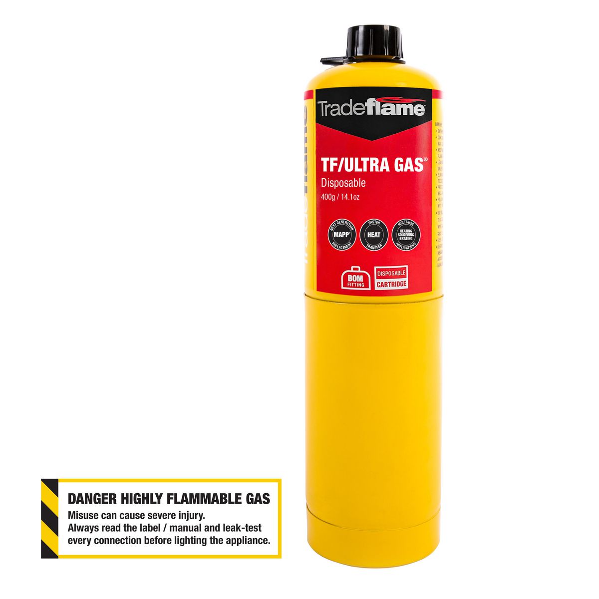 Trade Flame Mapp Gas 400gm 32.6439