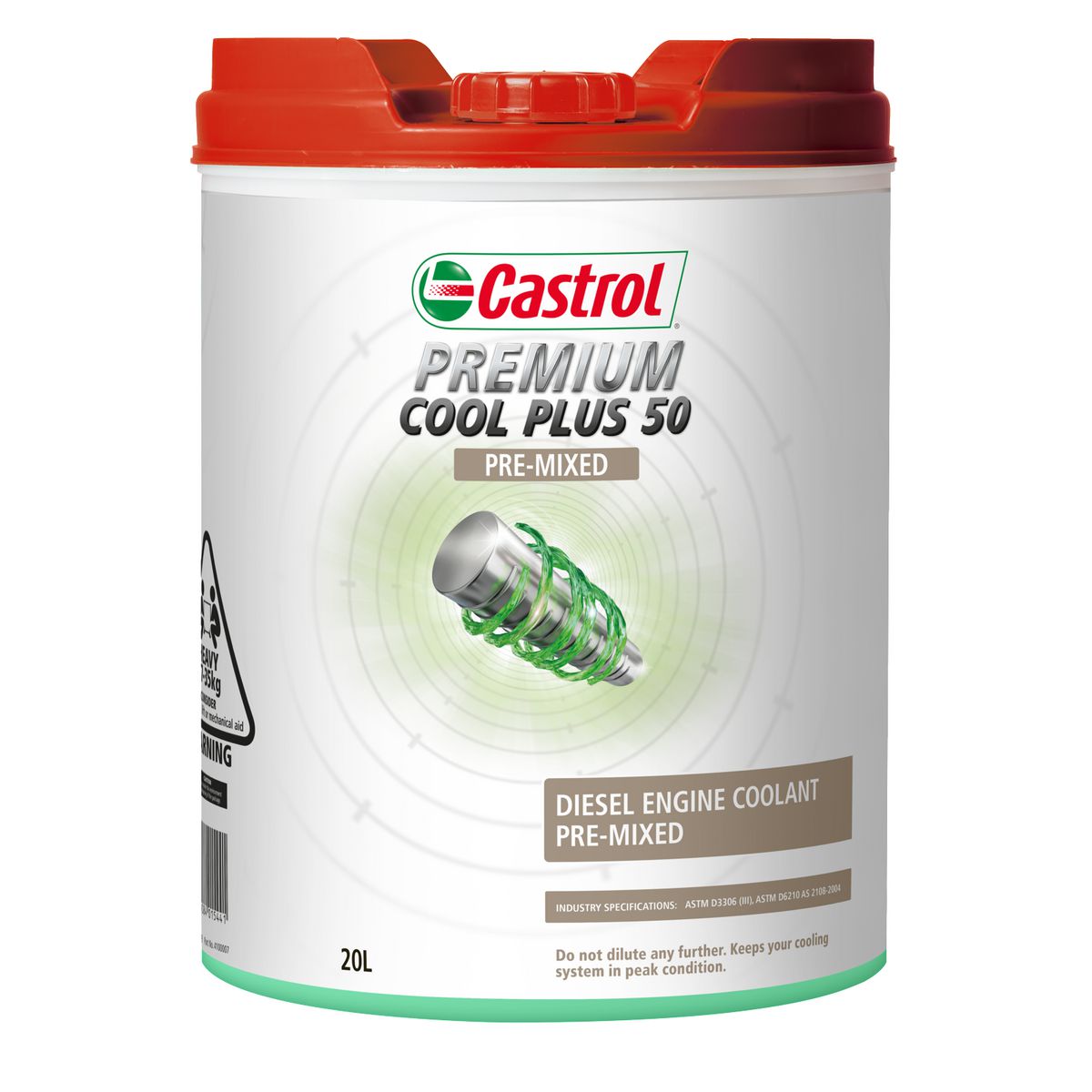Castrol Premium Cool Plus 50 Premix Engine Coolant 20L 4100007