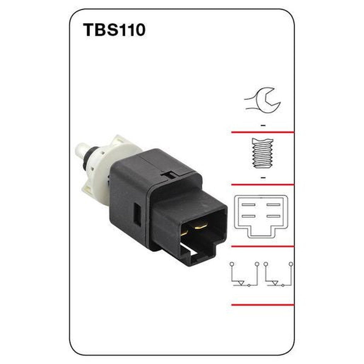 Tridon Brake Light Switch TBS110