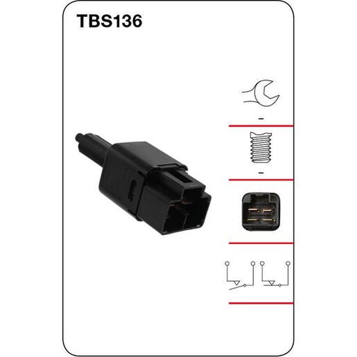 Tridon Brake Light switch TBS136