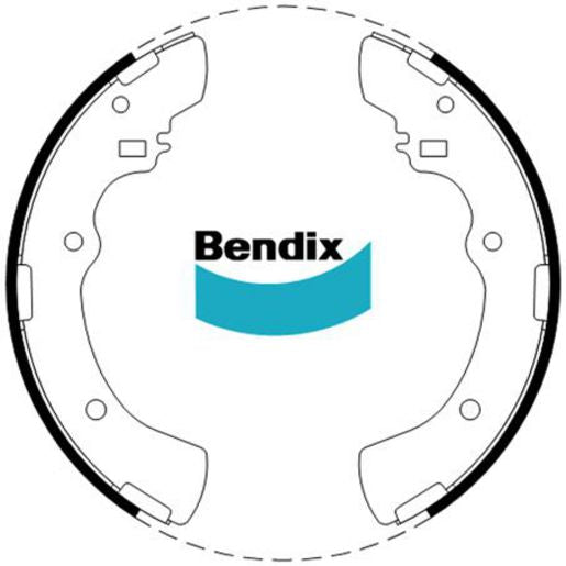 Bendix Brake Shoe Set BS1653