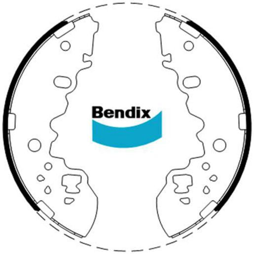Bendix Brake Shoe Set BS1863
