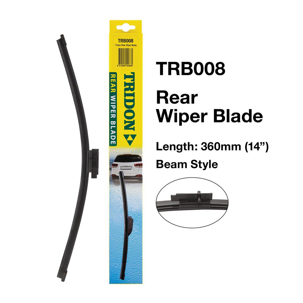 Tridon Wiper Tridon Rear Blade TRB008