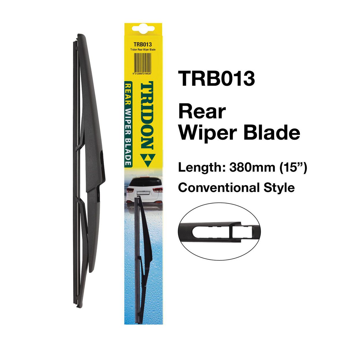 Tridon Wiper Tridon Rear Blade TRB013