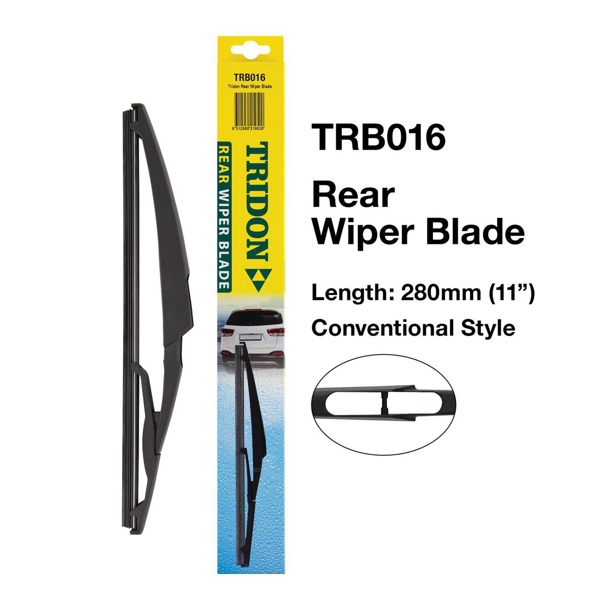 Tridon Wiper Tridon Rear Blade TRB016