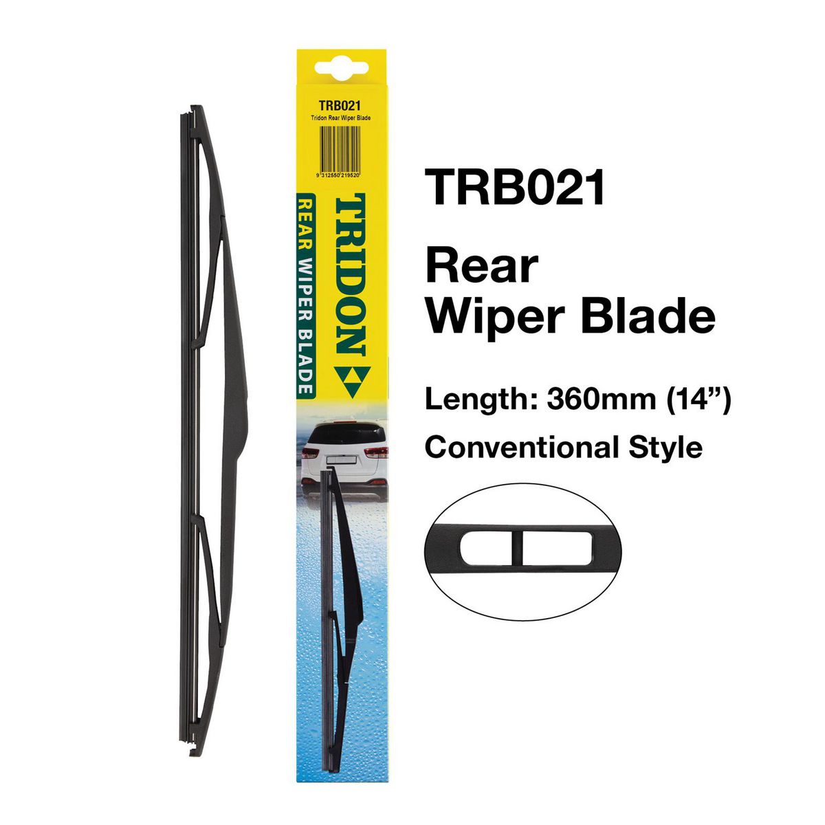 Tridon Wiper Tridon Rear Blade TRB021