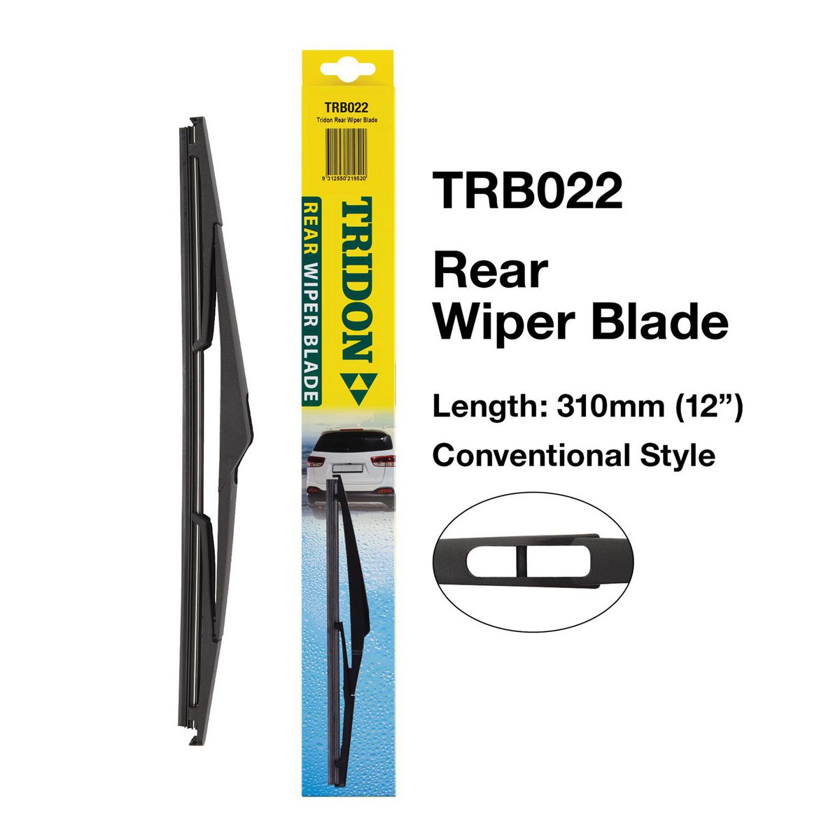 Tridon Wiper Tridon Rear Blade TRB022