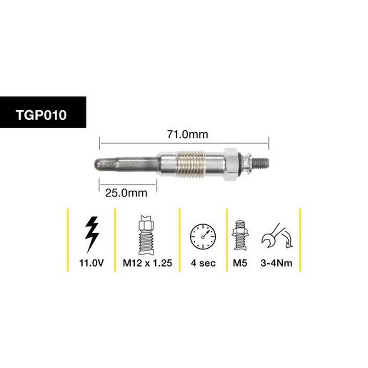 Tridon Glow Plug TGP010