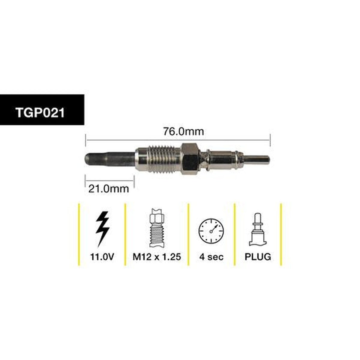 Tridon Glow Plug TGP021