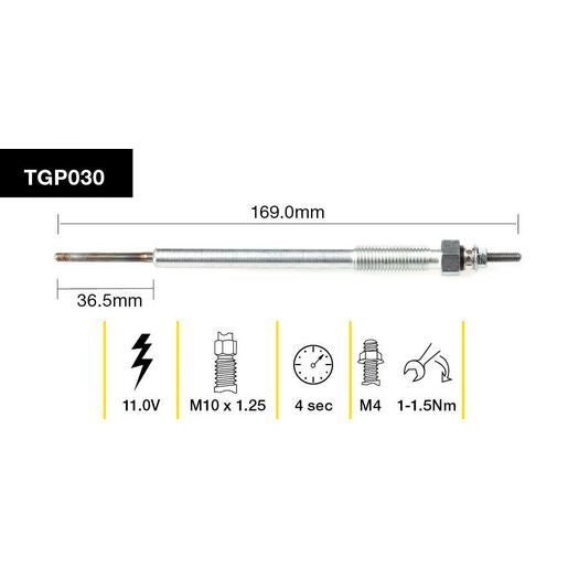 Tridon Glow Plug TGP030