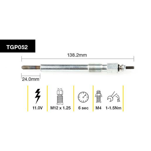 Tridon Glow Plug TGP052