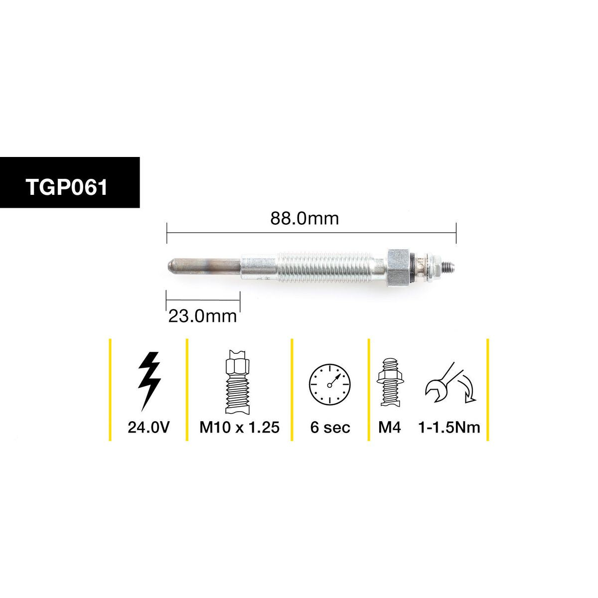 Tridon Glow Plug TGP061