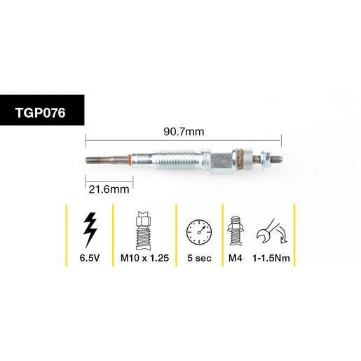 Tridon Glow Plug TGP076