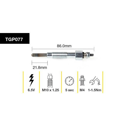 Tridon Glow Plug TGP077