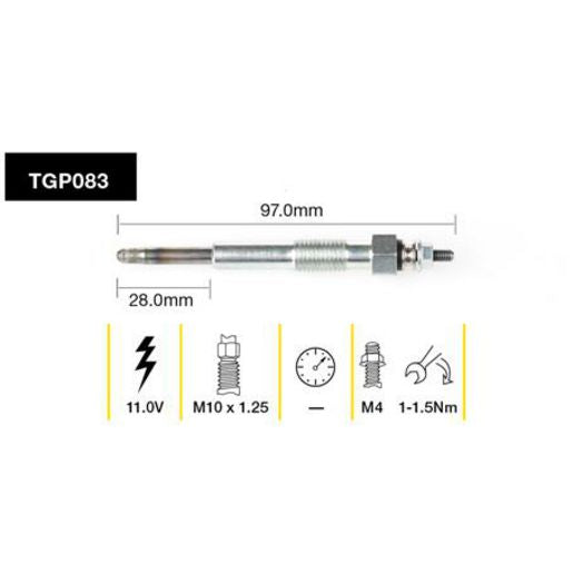 Tridon Glow Plug TGP083