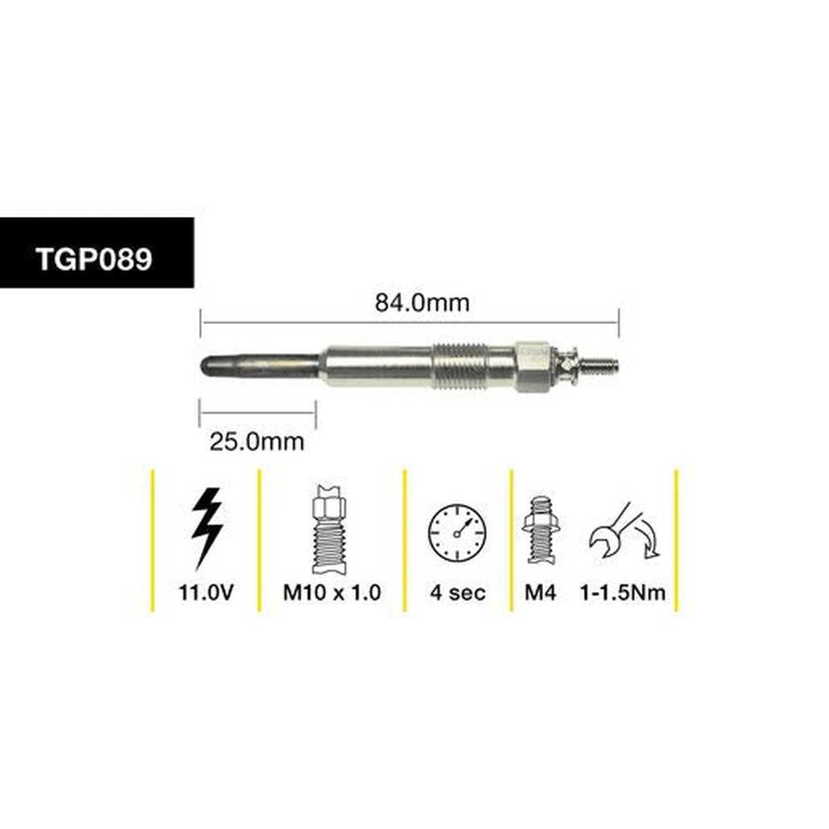 Tridon Glow Plug TGP089