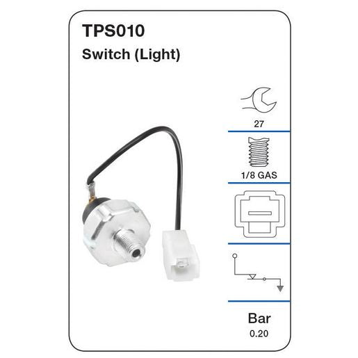 Tridon Oil Pressure Switch TPS010