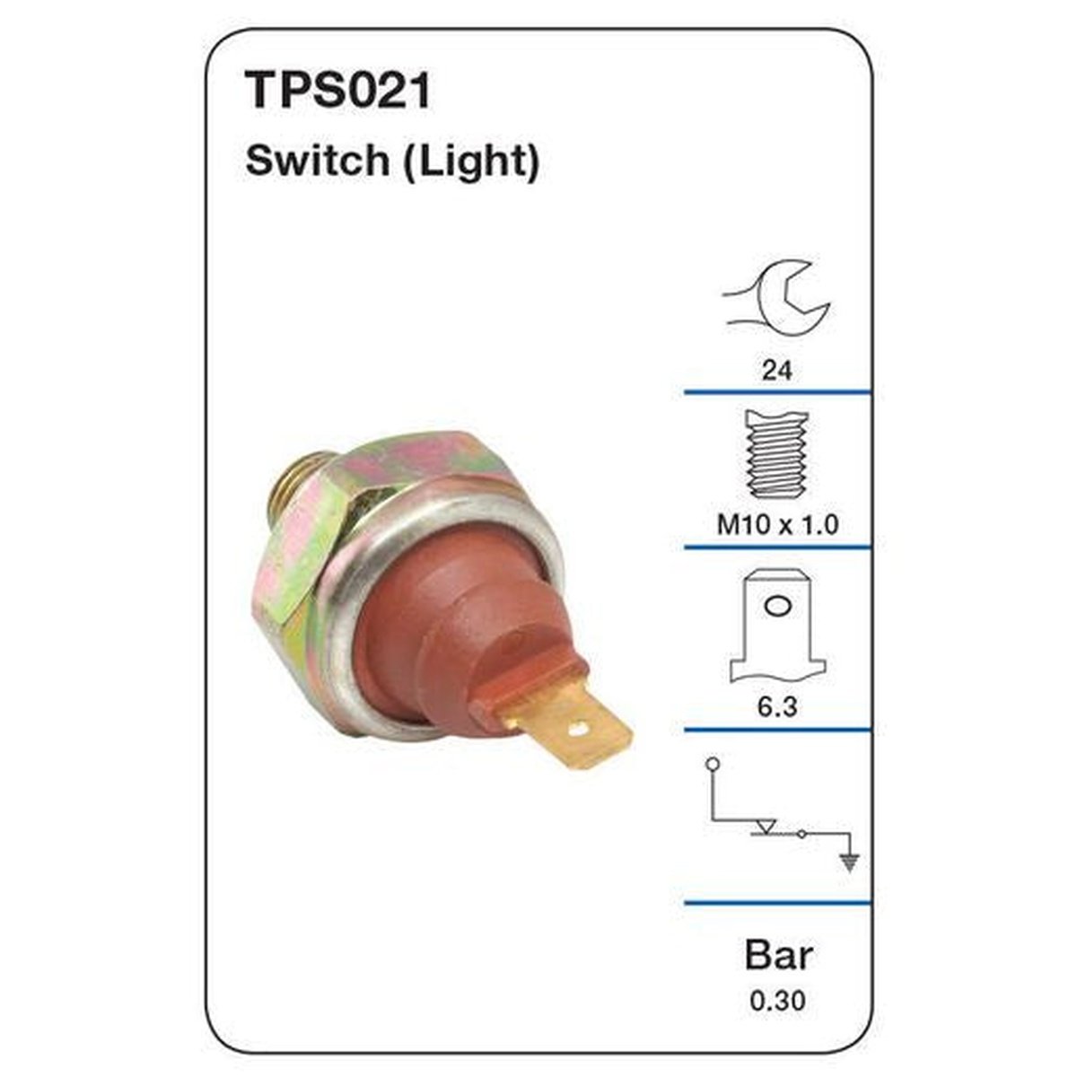 Tridon Oil Pressure Switch TPS021