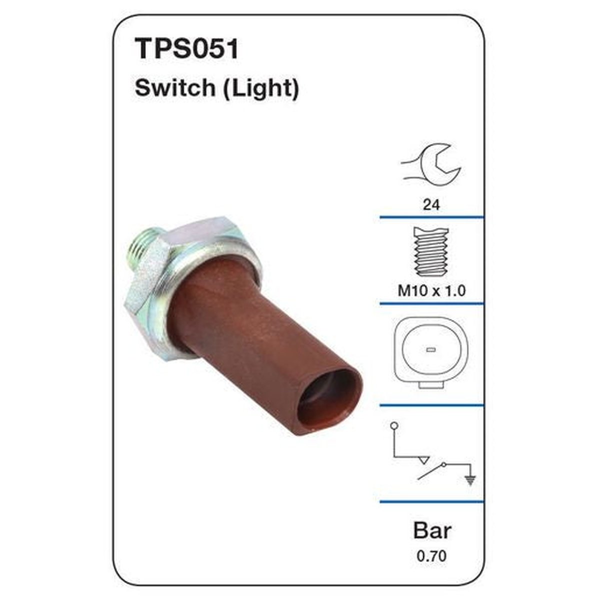 Tridon Oil Pressure Switch TPS051