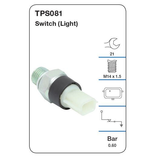 Tridon Oil Pressure Switch TPS081
