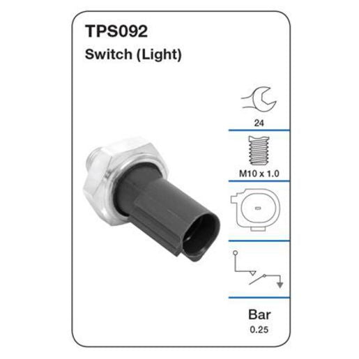 Tridon Oil Pressure Switch TPS092