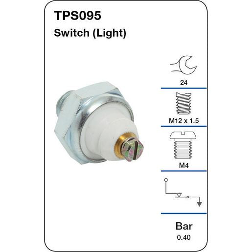 Tridon Oil Pressure Switch TPS095