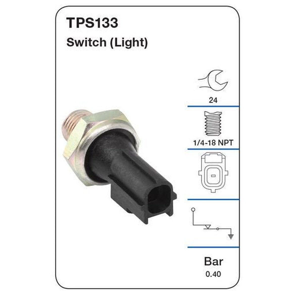 Tridon Oil Pressure Switch TPS133