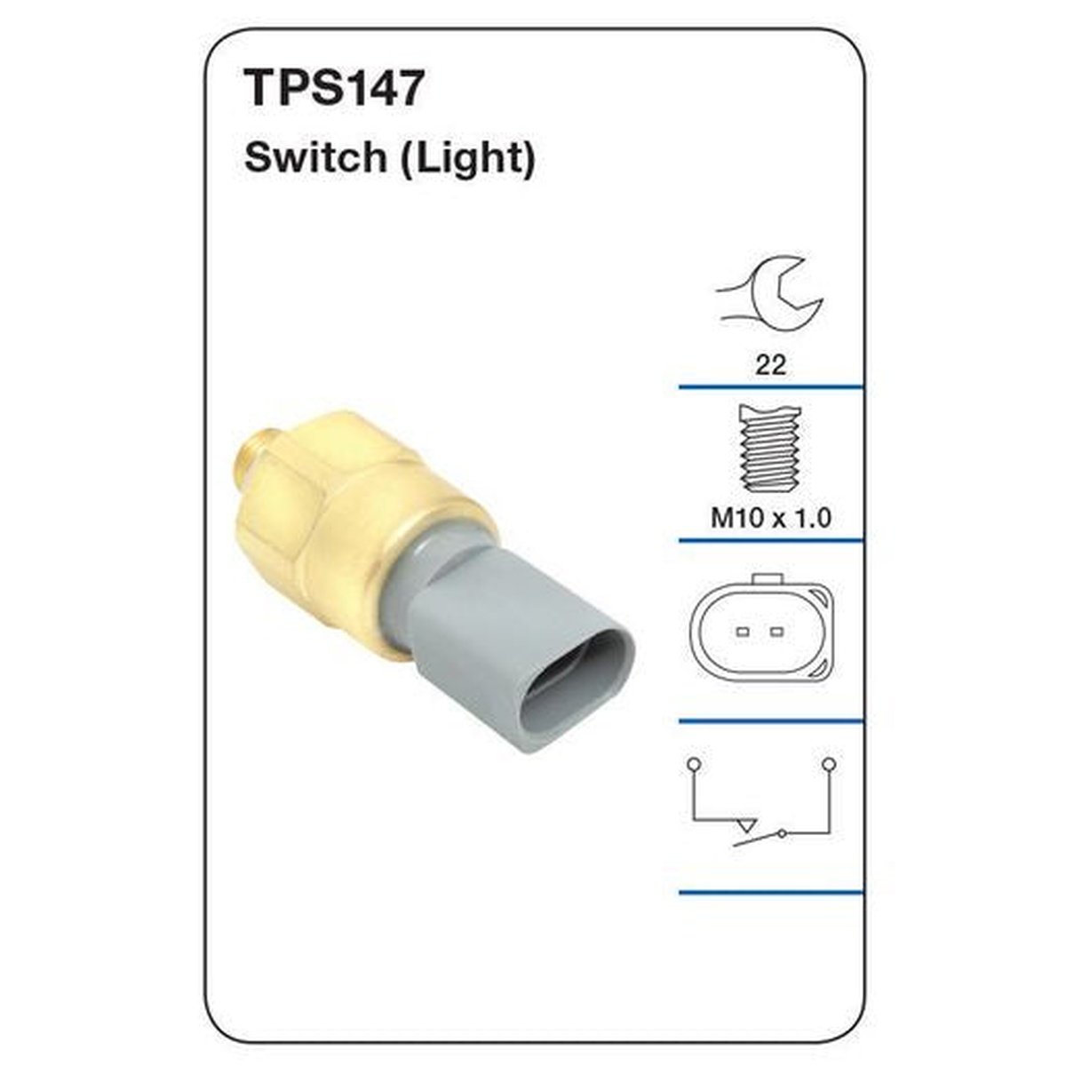 Tridon Oil Pressure Switch TPS147