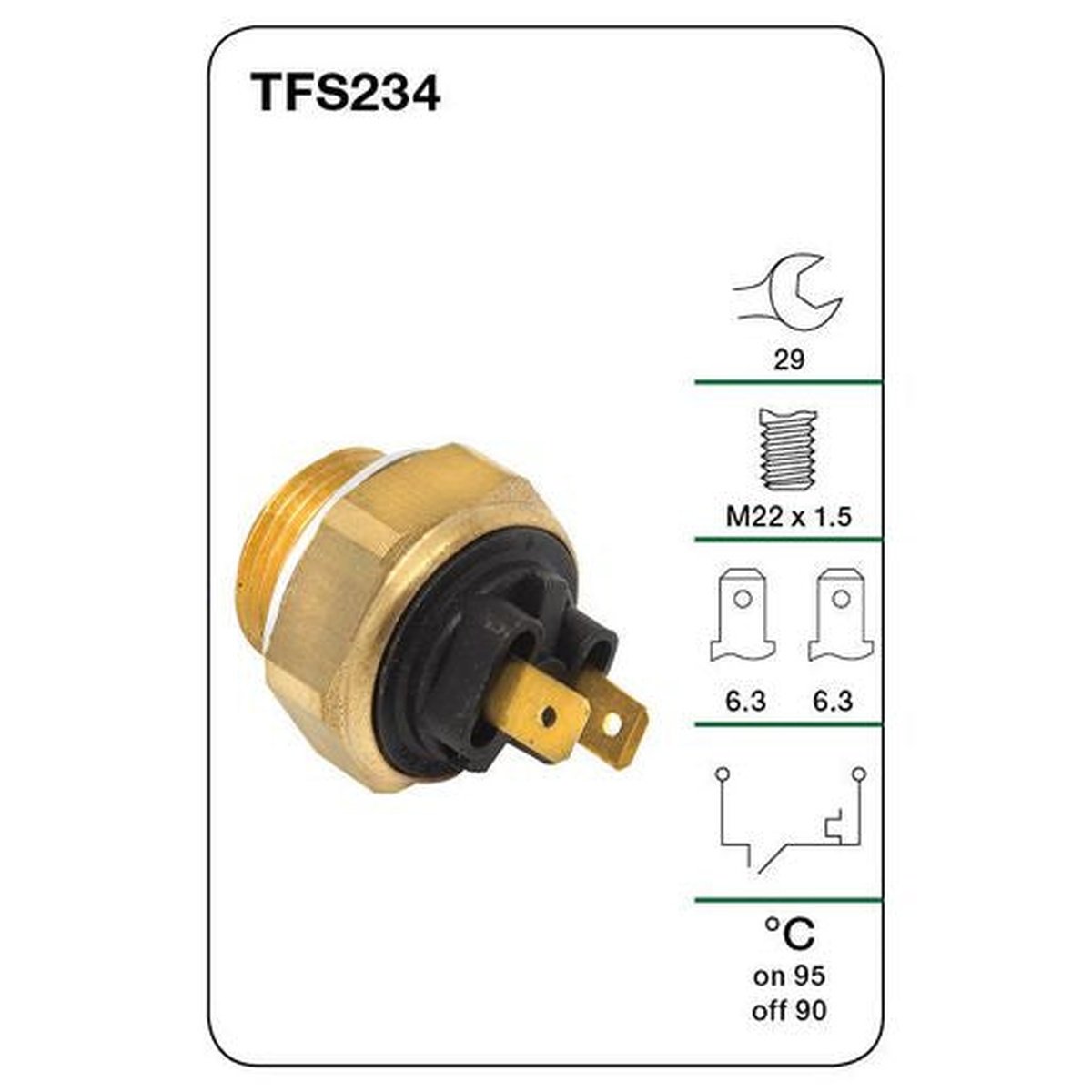 Tridon Fan switch TFS234