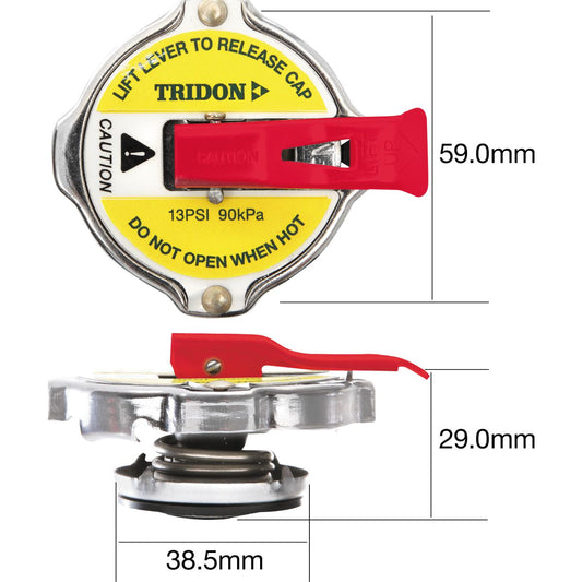 Tridon Radiator Cap Safety Lever CA1390L
