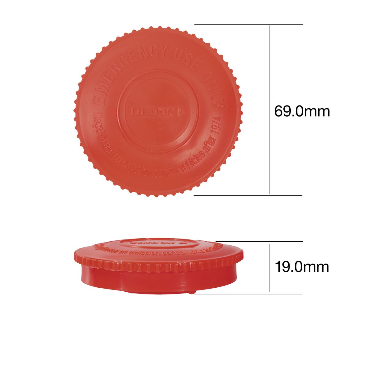 Tridon Emergency Cap (CD) TEC1