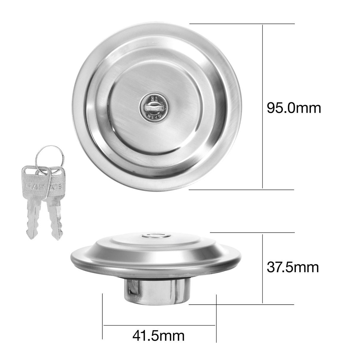 Tridon Locking Fuel Cap TFL201V