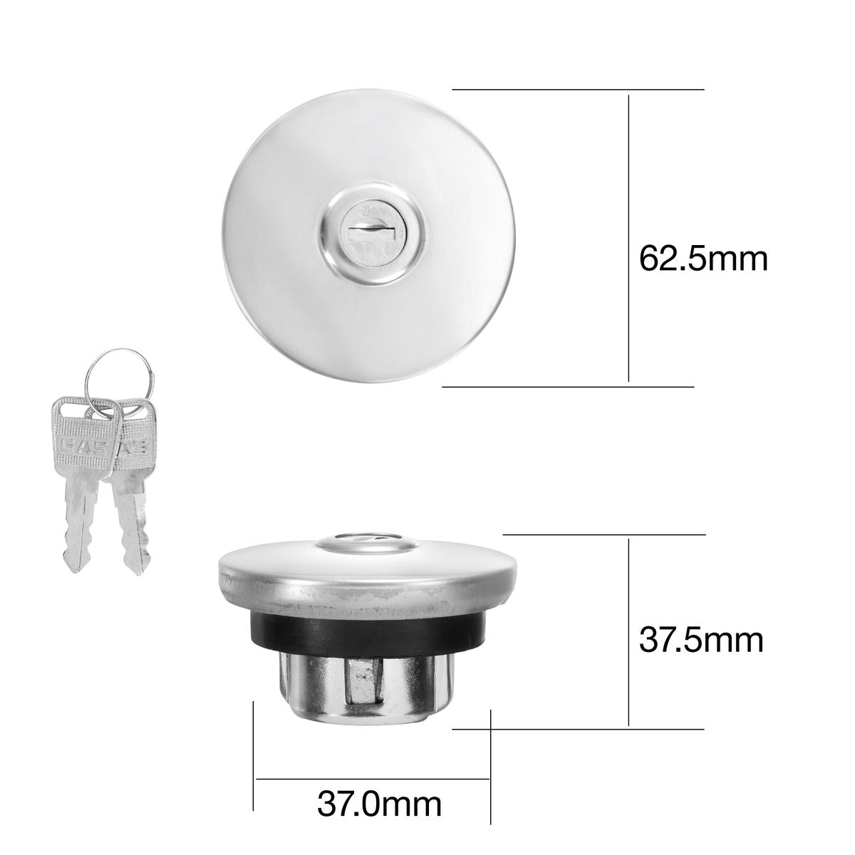 Tridon Fuel Cap (Locking) TFL208V