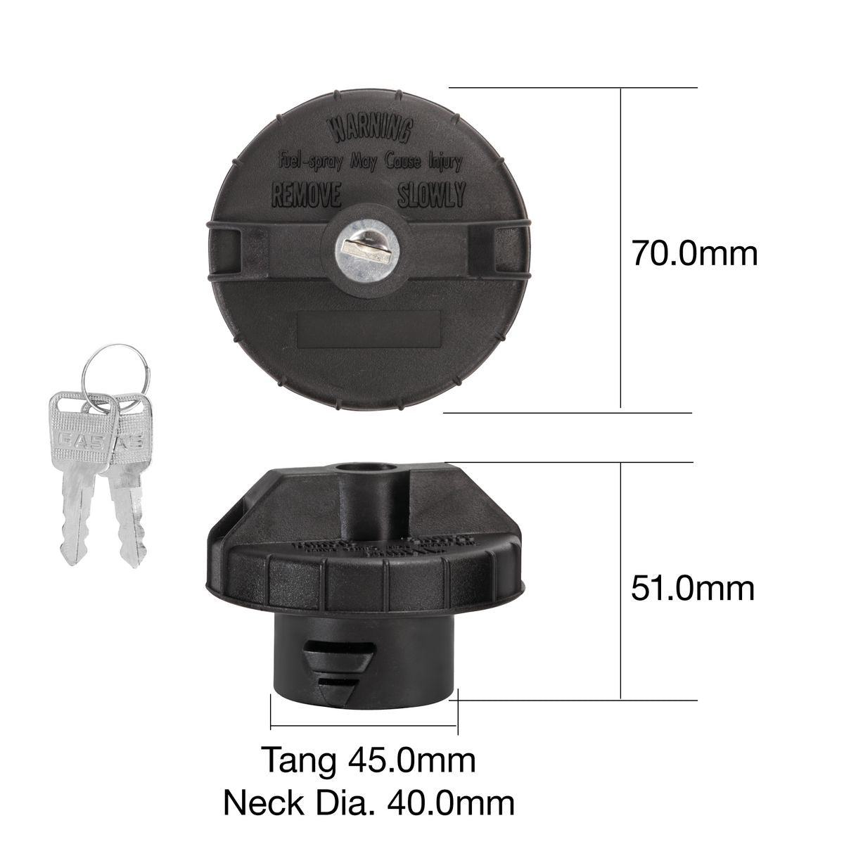 Tridon Fuel Cap (Locking) TFL232