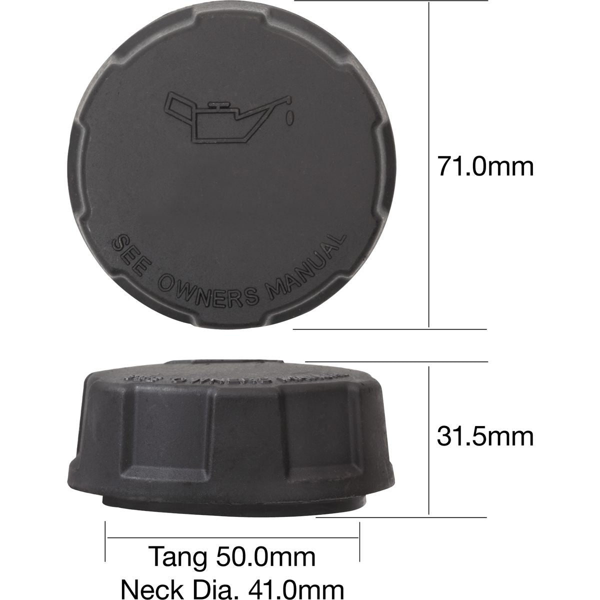 Tridon Oil Cap TOC533