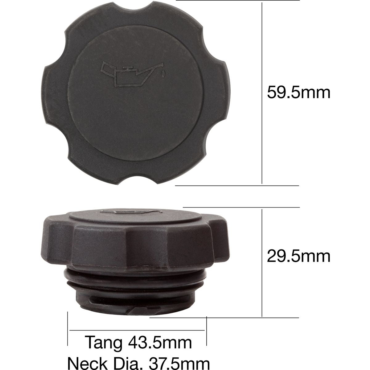 Tridon Oil Cap TOC538